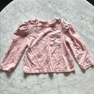 Gap Pink Kids Long Sleeve Shirt size 3T
